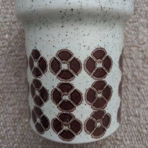 Waechtersbach West Germany Beaker Tea Cup Brown Dotted Container Beer Coffee Mug